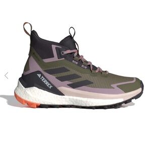 Adidas Terrex Olive and Lavender Hiking Shoes